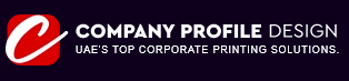 company profile design's logo